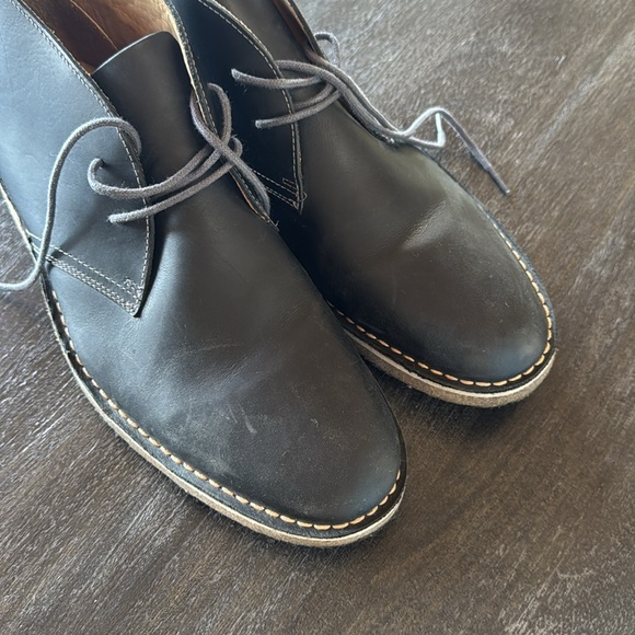 Nordstrom Men\'s Black Leather Chukka Boots main image 6
